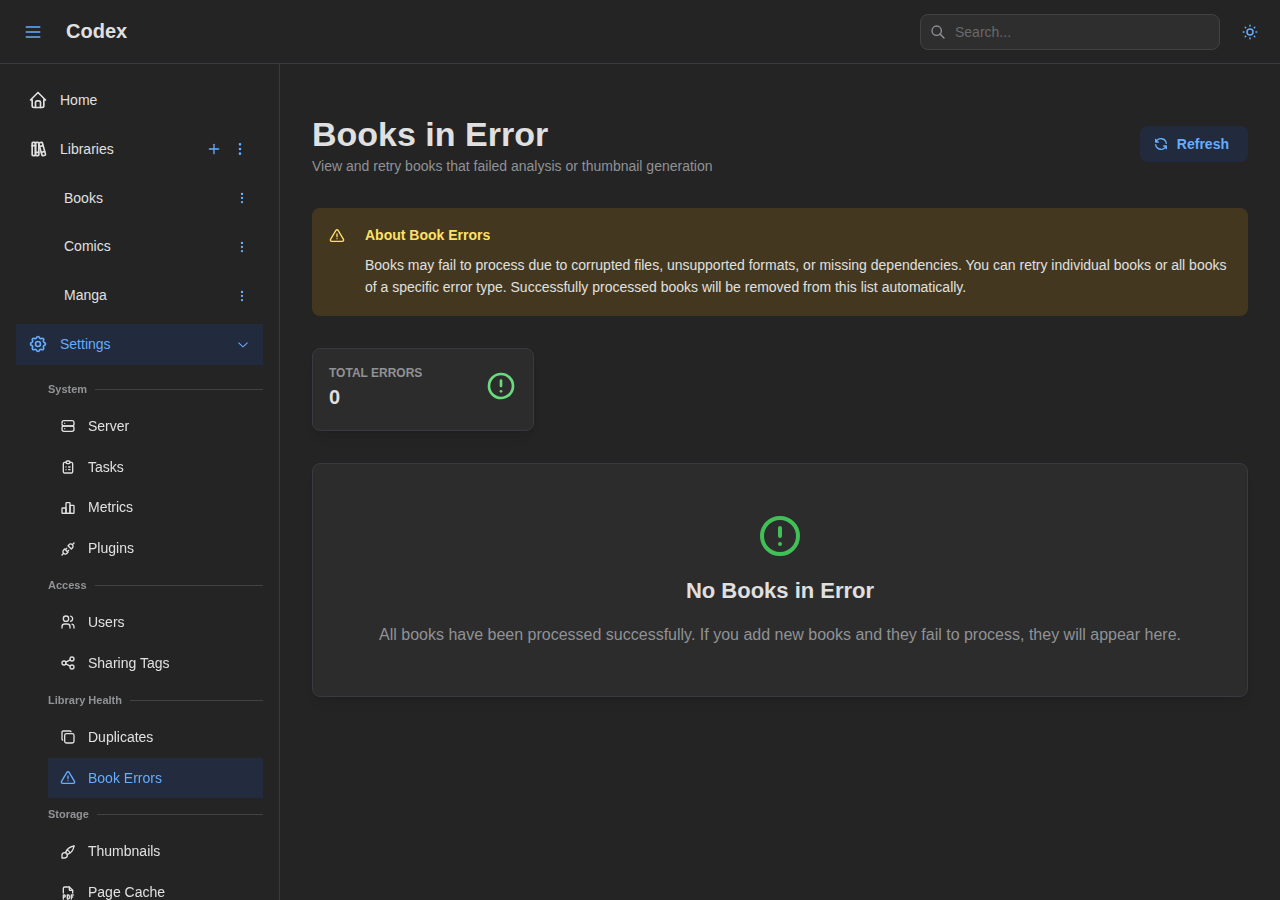 Book Errors