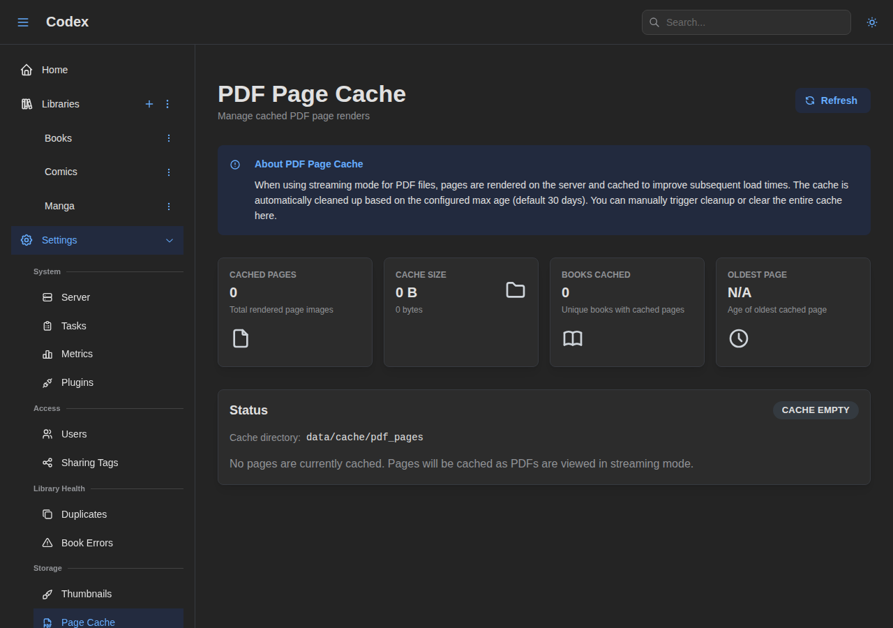 PDF Cache